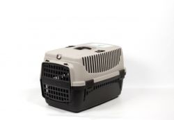 Переноска пластикова  Коричнево-бежева 553635 см. 