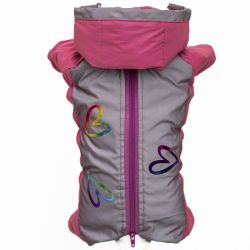 Бузок комбінезон для собак дівчаток велсофт без силікону S1