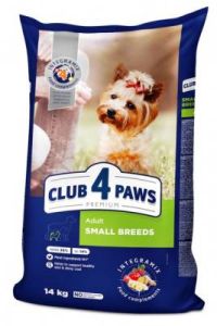 Акція Club 4 paws (Клуб 4 лапи) Для собак дрібних порід 14кг (-15)
