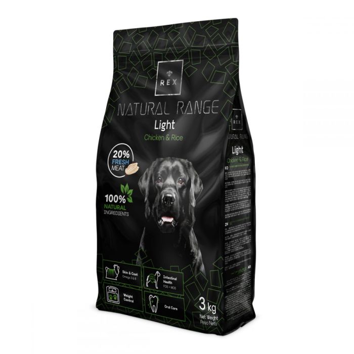 Рекс Корм для собак Лайт з куркою 3 кг 40359 
