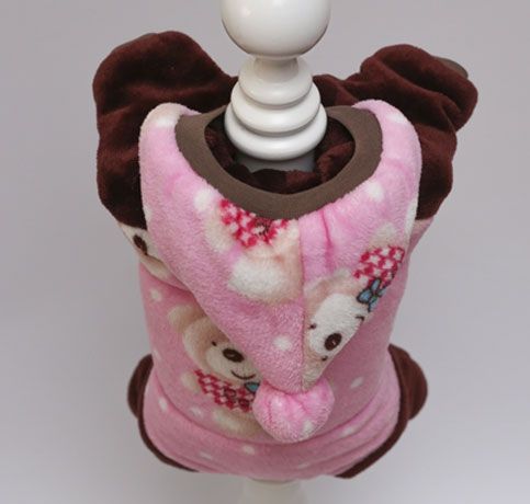 Любаша комбінезон для собак дівчаток махра XXS