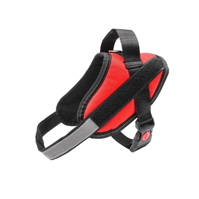 Шлея К9 для собак м 50-65 см без липучок і наклейок Червоний