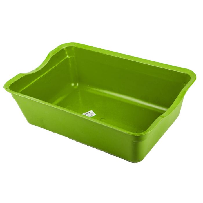 Туалет для кішок Дніпро глибокий 398270120 мм Оливковий