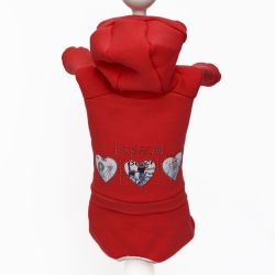 Джулія комбінезон для собак дівчаток з трикотажу на флісі S2