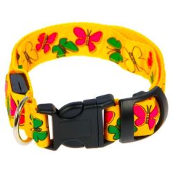 Нашийник LED Метелик тканинний L (2,5 см  45-52см)