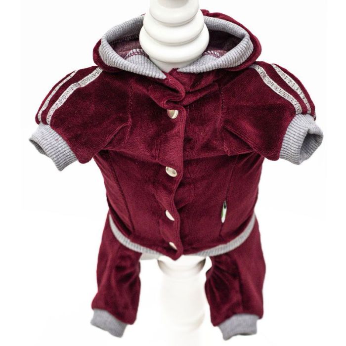 Instagram комбінезон для собак дівчаток велюр S2