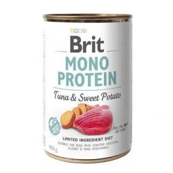 Brit Mono Protein Dog Вологий корм для собак з тунцем і бататом 400г 