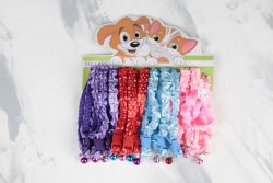 Набір нашийників для цуценят і кошенят 25 см, 12 шт 