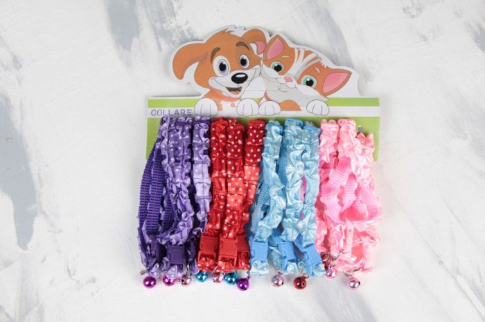 Набір нашийників для цуценят і кошенят 25 см, 12 шт 