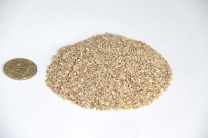 Грунт Янтарний кварцит фракция 0,8-1,2 мм 10кг 