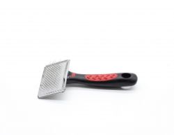 Пуходерка з металевим корпусом та пластиковою ручкою 14х6