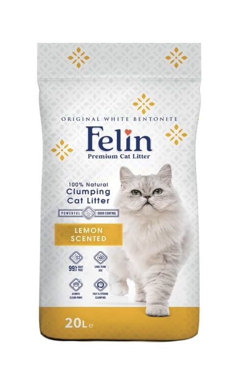 Наповнювач бентонітовий FELIN, 20л (17,2кг)  лимон