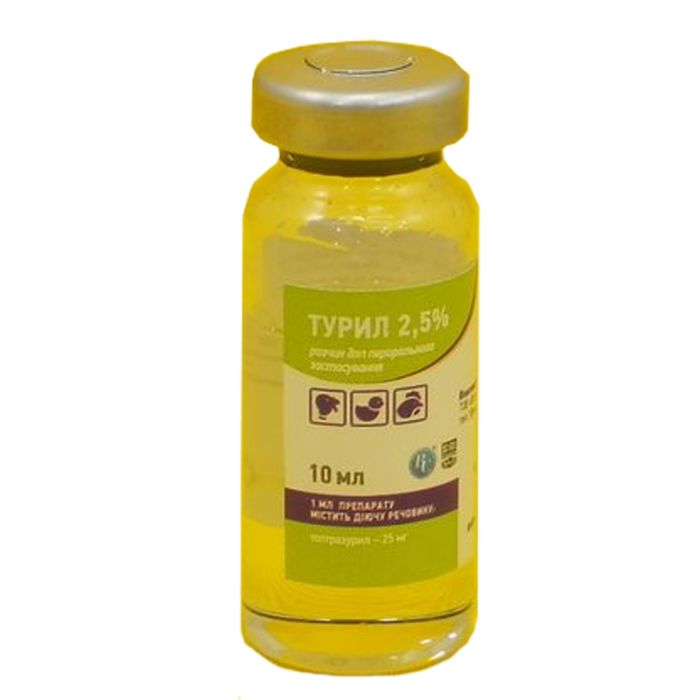 Туріл 5 оральна суспензія для поросят і телят, Ветсинтез 10 мл