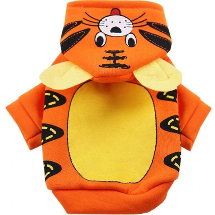 Тигр Толстовка для собак на флісі S XXL