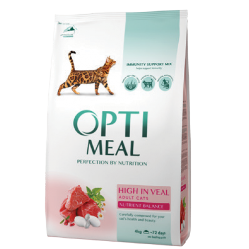 Optimeal з Телятиною для котів 200г