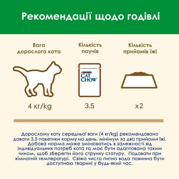 Cat Chow Sterilised консерва для стерилізованих котів із ягням і зеленою квасолею, 85 г 85 г