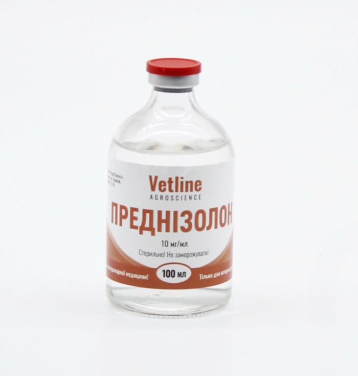 Преднізолон 1 імуномодулятор для тварин 100 мл