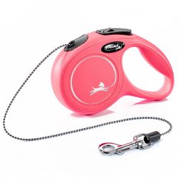 Повідець-рулетка Flexi Classic Long М-трос 8м на 20кг Червоний