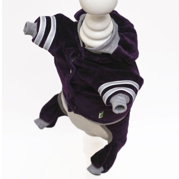 Банні комбінезон для собак хлопчиків велюр XS