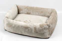 Лежак Гелиус флис, велсофт Бежевий. 507019 см