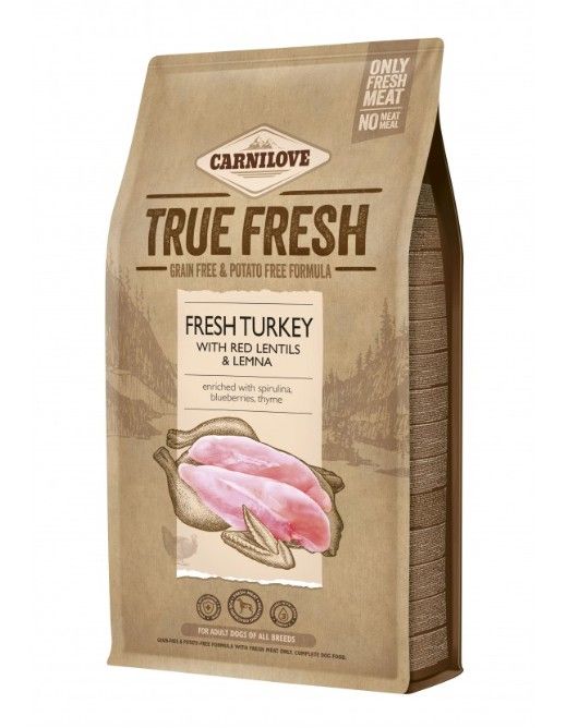 Сухий корм Carnilove True Fresh Turkey для собак з індичкою, 4 кг 