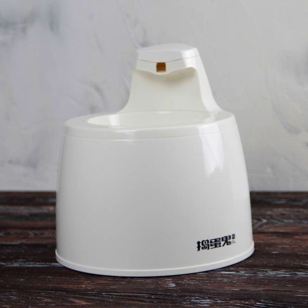 Фонтан для тварин круглий білий 1,2 л 25х20х21 см 