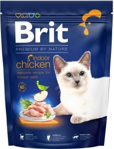 Brit Premium by Nature Cat Indoor для дорослих кішок, що мешкають у приміщенні з куркою 300 гр