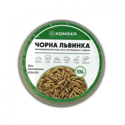 Консерви для комахоїдних тварин Чорна левинка 100 г 