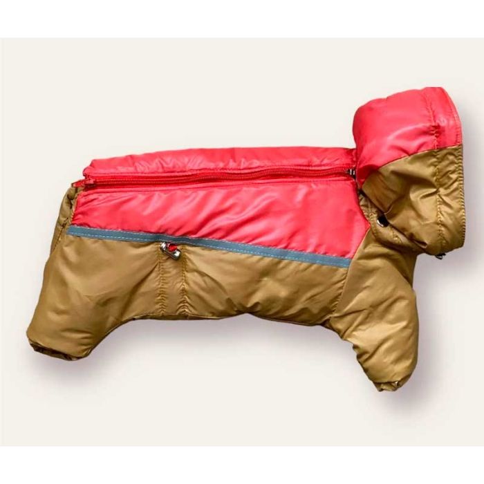 Рута комбінезон зимовий для собак дівчаток dog Love червоний S