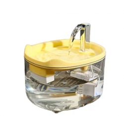 Фонтан для тварин із USB 191618 см. 1,5 л. Жовтий