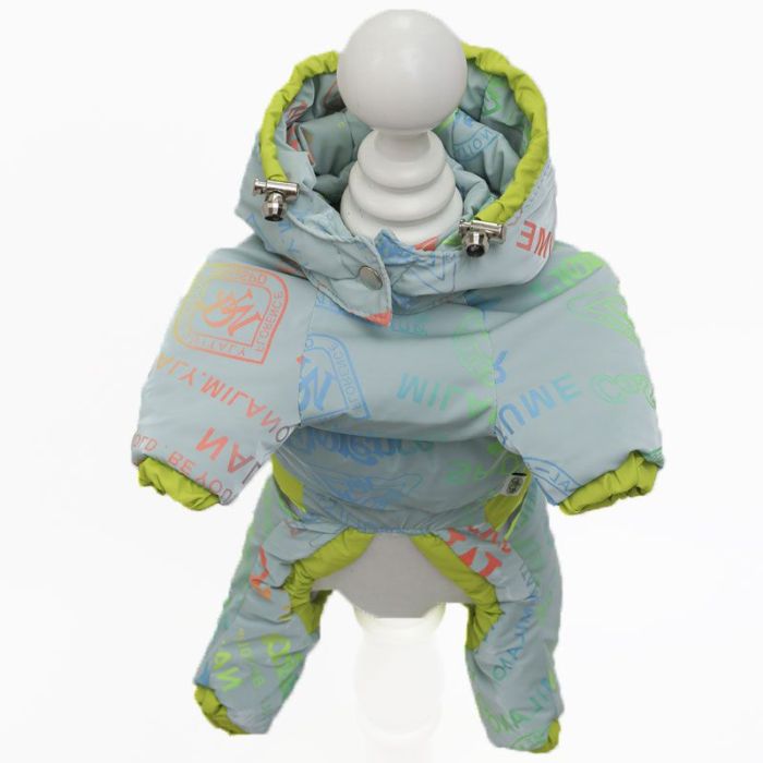 Олівер комбінезон для собак хлопчиків на силіконі, хутро S2 мопс