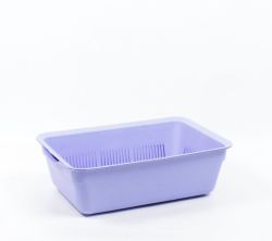 Туалет Дніпро глибокий ультрамарин із сіткою 40х27х13 см