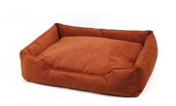Лежак Мілані меблевий велюр Теракотовий. 405016 см