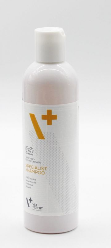Шампунь антибактеріальний для котів і собак VetExpert Specialist Shampoo, 250 мл