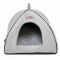 Будиночок для тварин Юрта 2 паянка з ребрами жорсткості 3943  43см Сірий