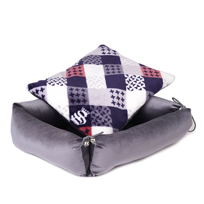 ЛЕЖАК ТРАНСФОРМЕР ЛЮКС замша сірий 1 370280120