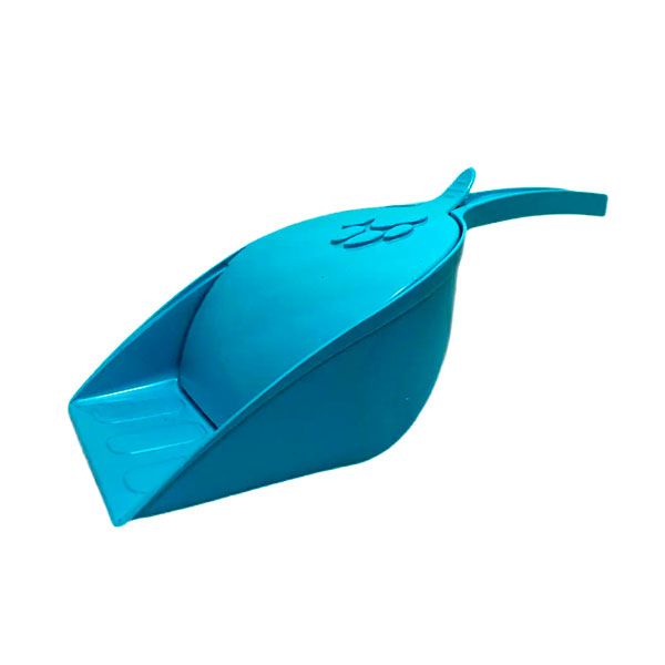 Лопатка для котячого туалету 30х13 см Бірюзова