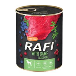 Dolina Noteci RafiDog (65) консерви 800гр паштет дичина, лохина, журавлина 305002 
