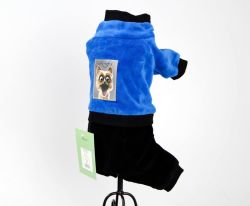 Кузя комбінезон для собак хлопчиків велюр XS