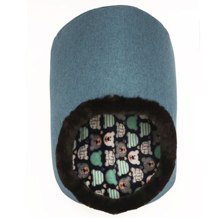 Будиночок для тварин Норка 2 антикоготь 47  40  30см Синій