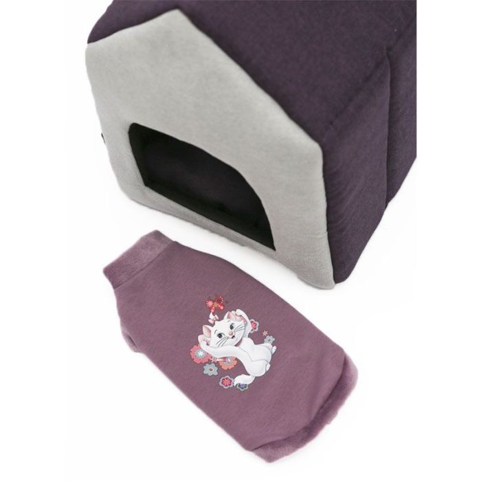 Будка для собак антикоготь сіро-фіолетова  2 433340 см