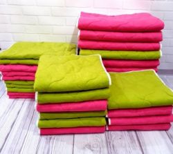 Пелюшка для собак багаторазова мікровелюр 65  65 см Яблуко