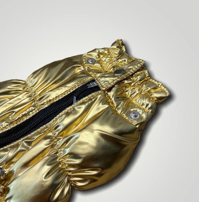 Дубай жилет для собак Dog Love золото M