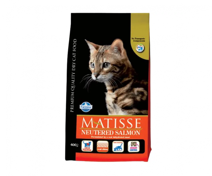 Сухий корм Farmina Matisse Neutered Salmon для стерилізованих котів, з лососем 1,5 кг