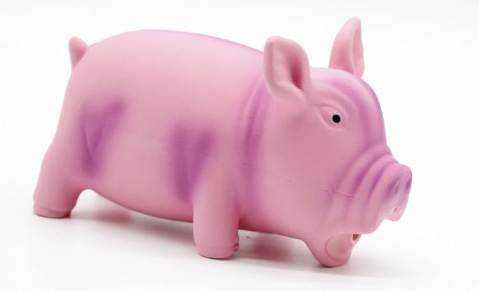 Порося латекс 15 см. Рожевий