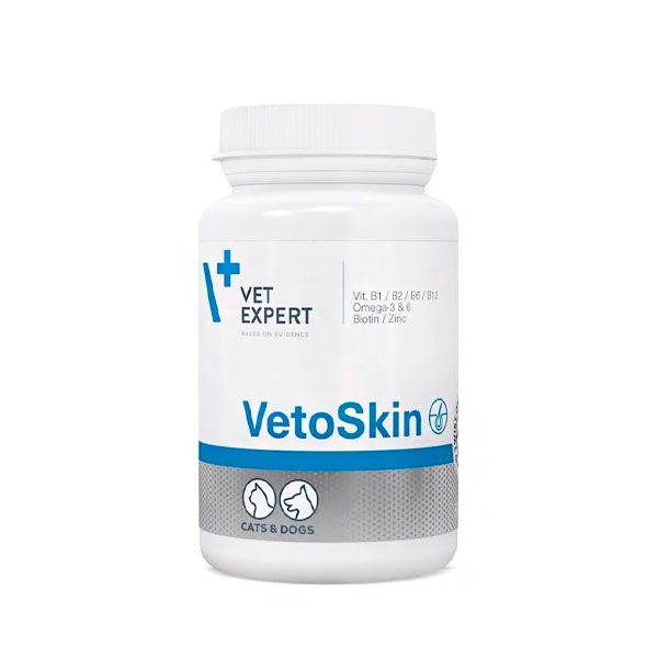 VetExpert VetoSkin Препарат для здоровя шкіри та шерсті, 60 шт 