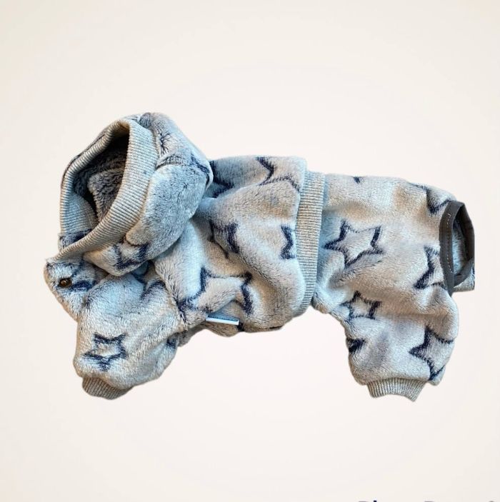 Зірка комбінезон для собак Dog Love сірий унісекс M