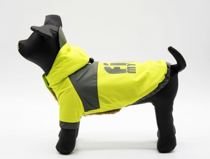 Орфей, хлопчик. Куртка з капюшоном жовта з неоном . S1 (А31В40-48см)