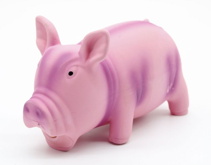 Порося латекс 15 см. Рожевий