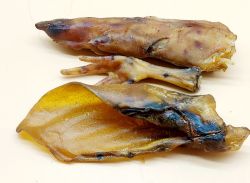 Нога свиняча, лапка куряча, яловиче вухо ласощі для собак мікс XXL 